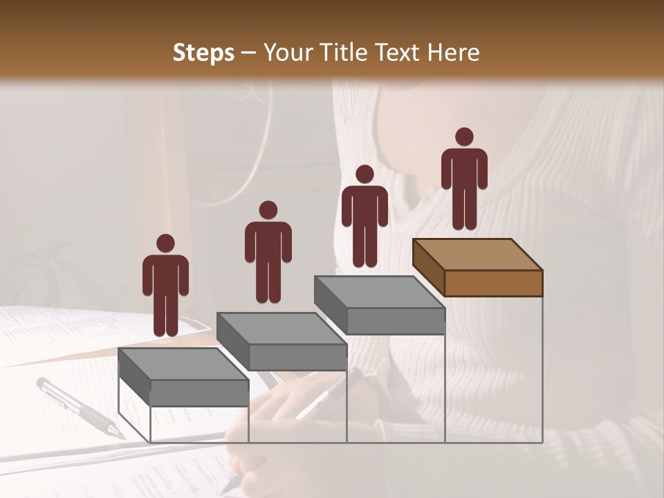 Upscale Luxury Home With Christmas Lights PowerPoint Template