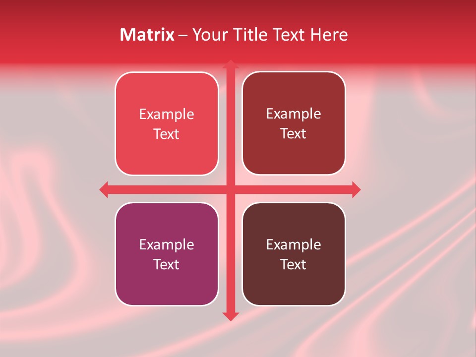 Sensuous Smooth Red Satin PowerPoint Template