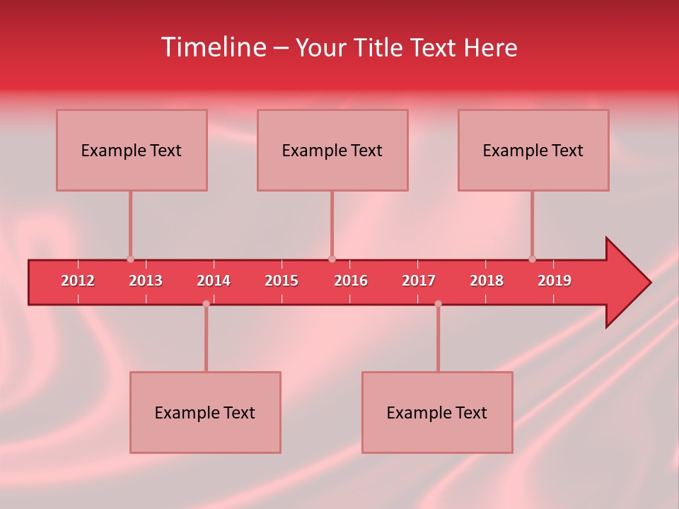 Sensuous Smooth Red Satin PowerPoint Template