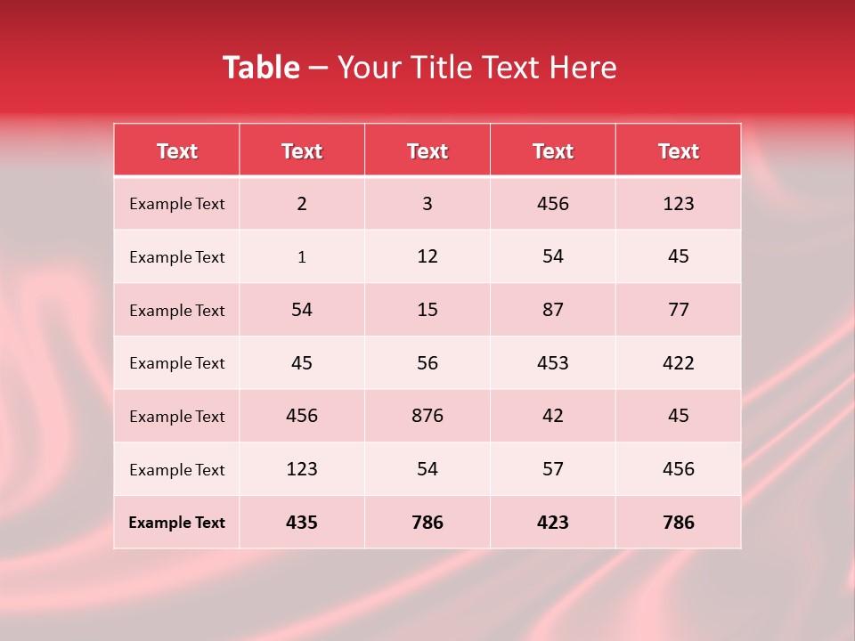 Sensuous Smooth Red Satin PowerPoint Template