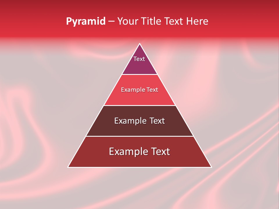 Sensuous Smooth Red Satin PowerPoint Template