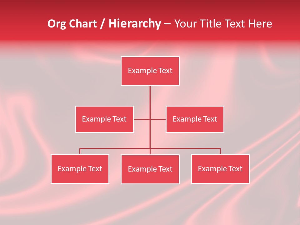 Sensuous Smooth Red Satin PowerPoint Template