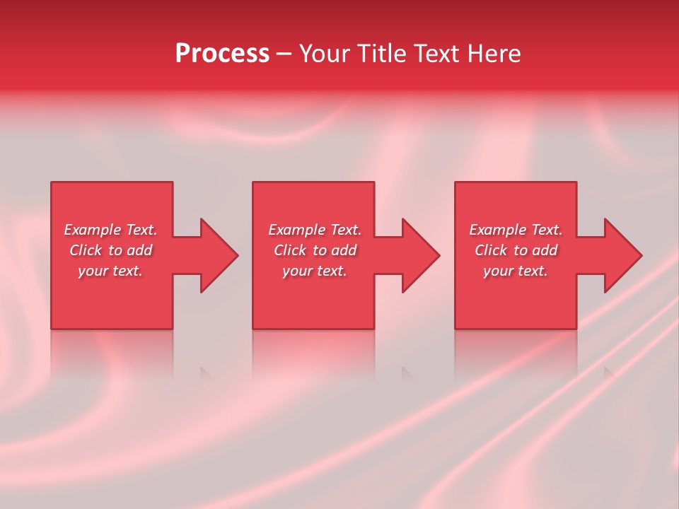 Sensuous Smooth Red Satin PowerPoint Template