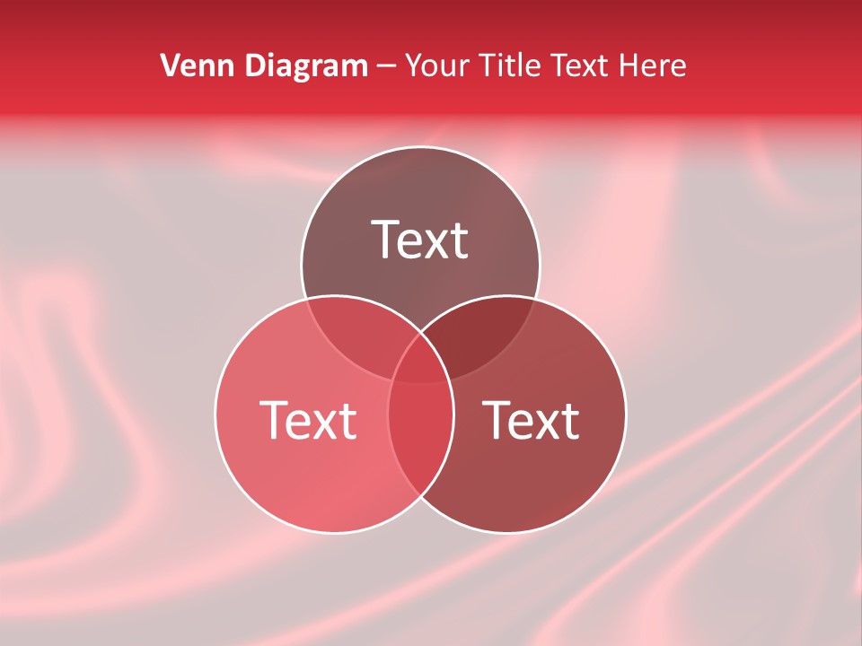 Sensuous Smooth Red Satin PowerPoint Template