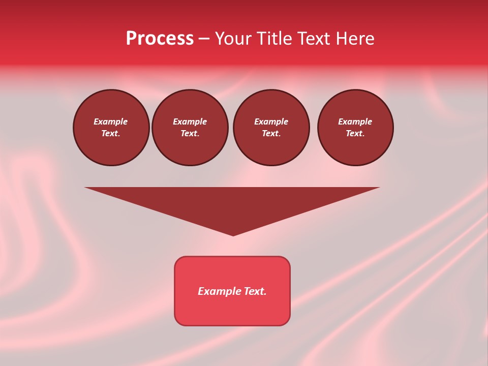 Sensuous Smooth Red Satin PowerPoint Template