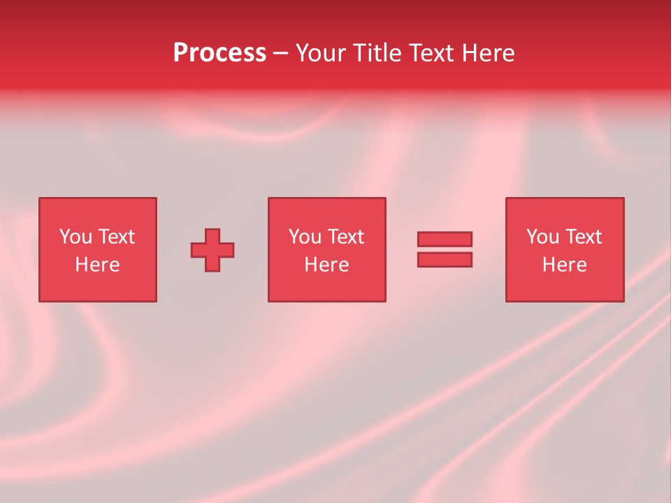 Sensuous Smooth Red Satin PowerPoint Template