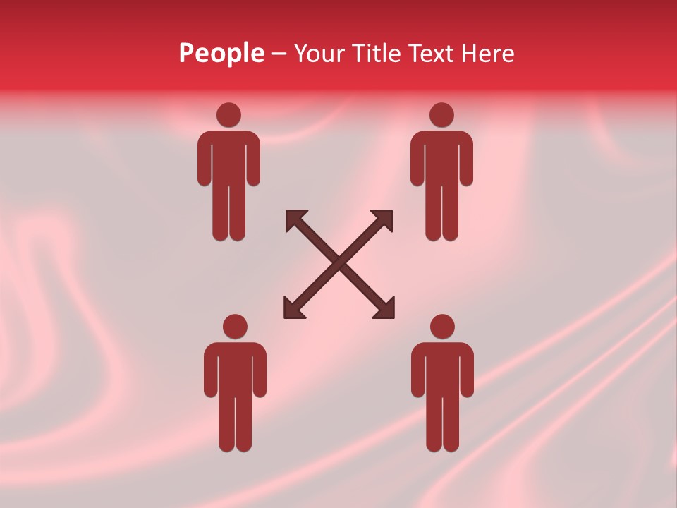 Sensuous Smooth Red Satin PowerPoint Template