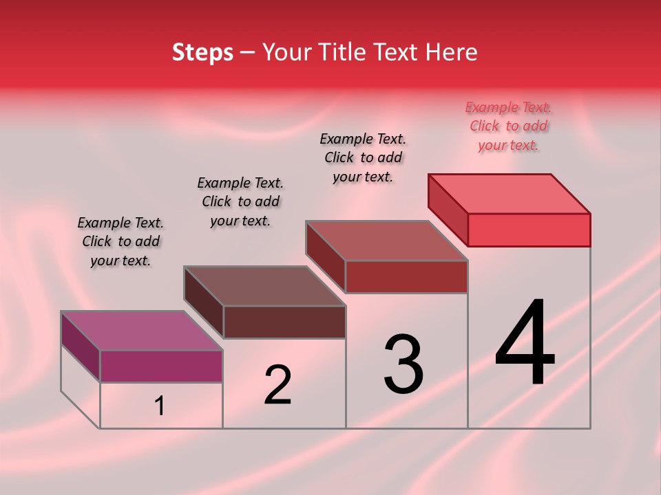 Sensuous Smooth Red Satin PowerPoint Template