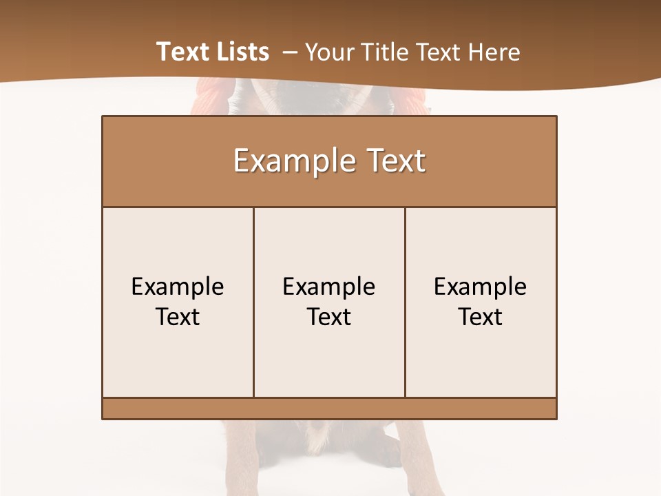 A Small Dog With A Wig On PowerPoint Template