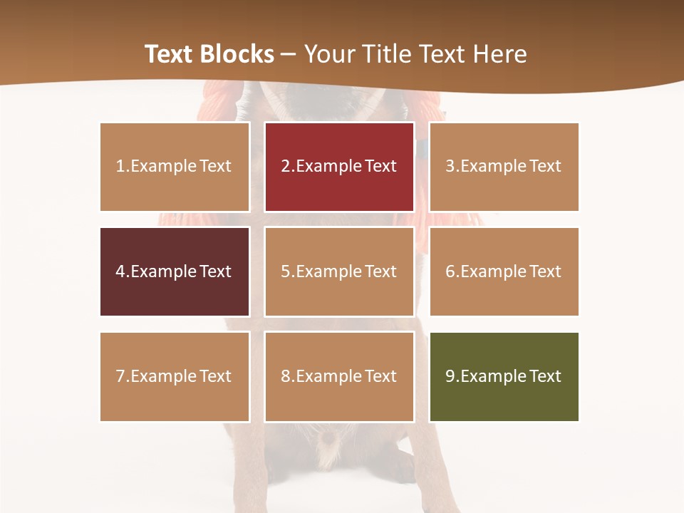 A Small Dog With A Wig On PowerPoint Template