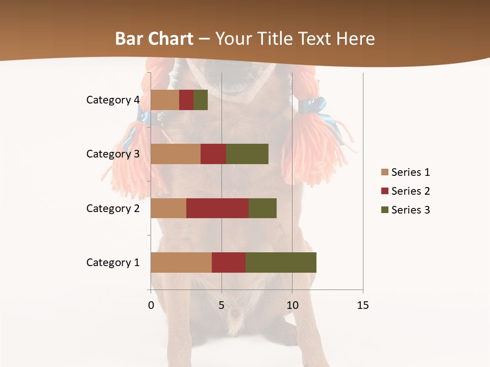 A Small Dog With A Wig On PowerPoint Template