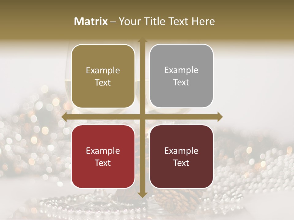 Holiday Table PowerPoint Template