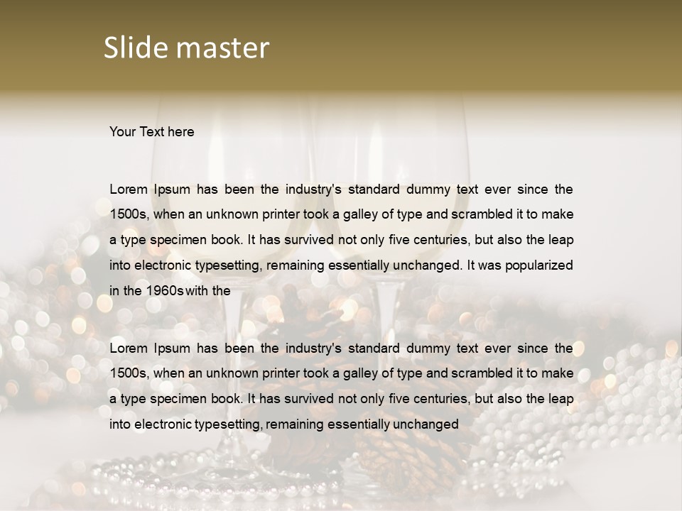 Holiday Table PowerPoint Template