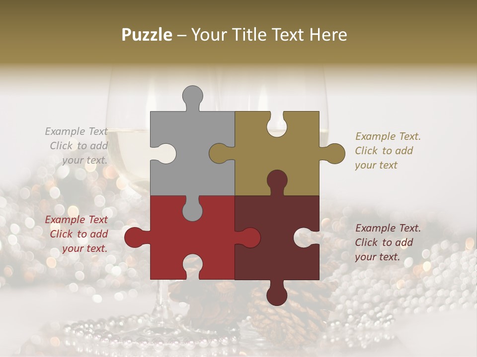 Holiday Table PowerPoint Template