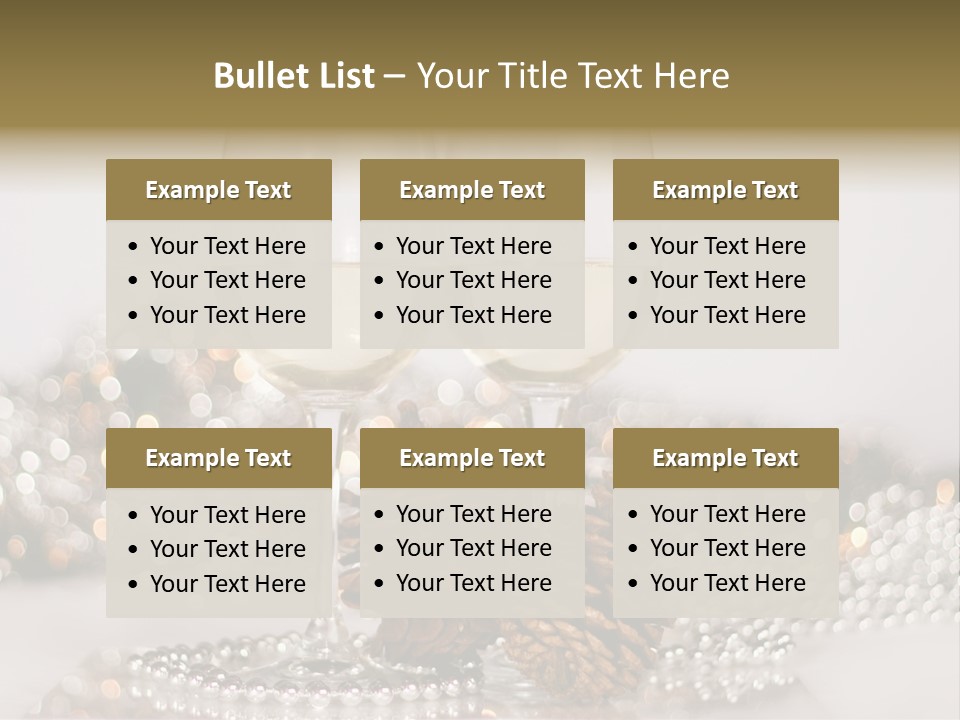 Holiday Table PowerPoint Template