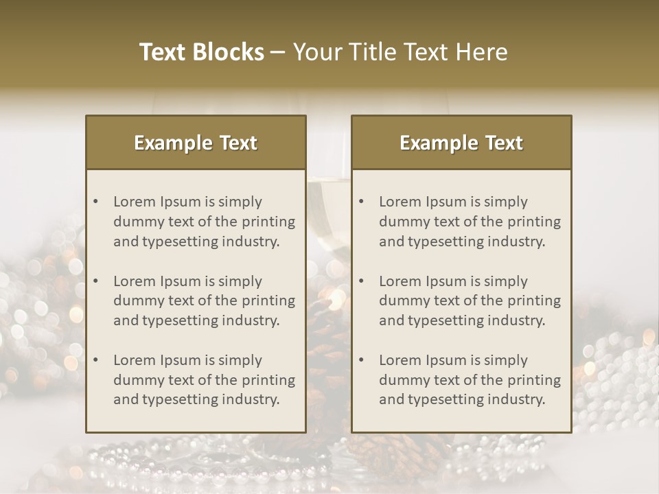 Holiday Table PowerPoint Template