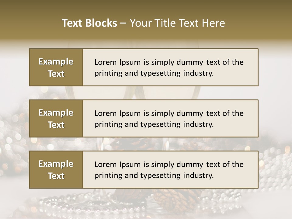Holiday Table PowerPoint Template
