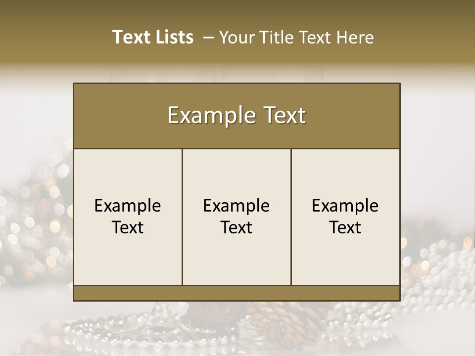 Holiday Table PowerPoint Template