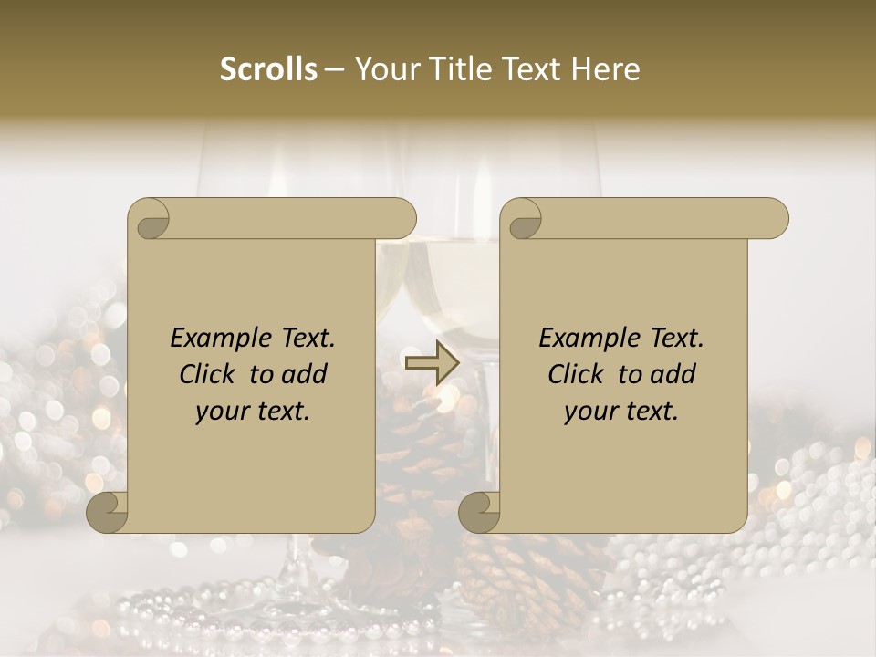 Holiday Table PowerPoint Template