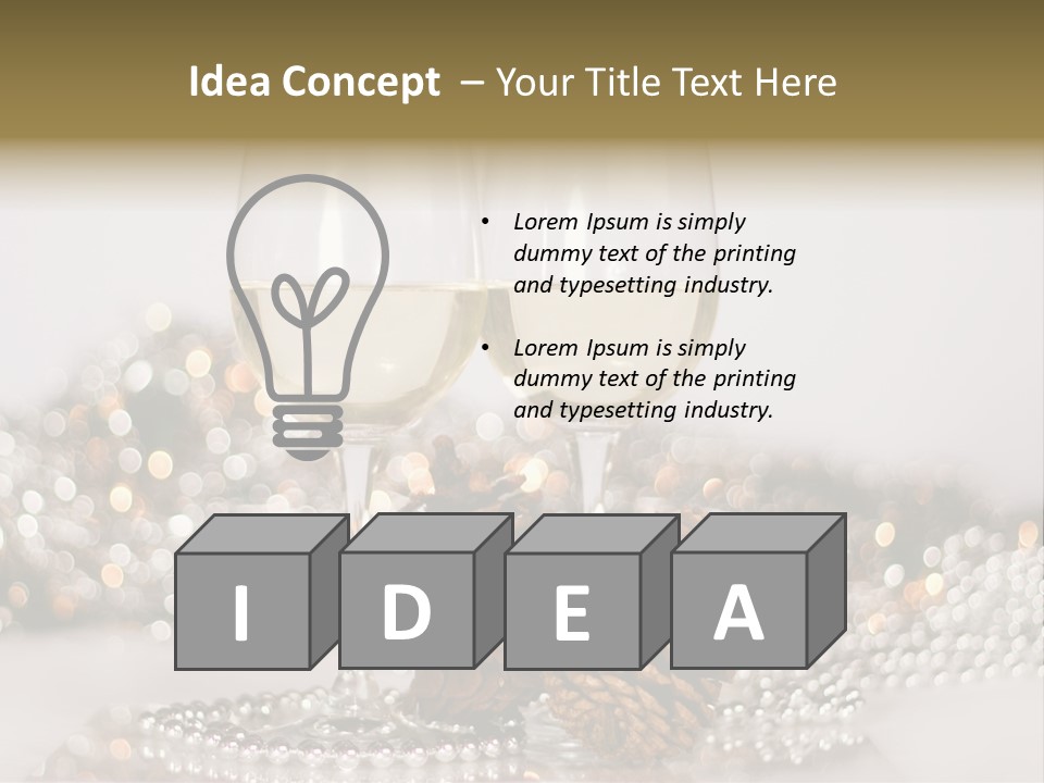 Holiday Table PowerPoint Template