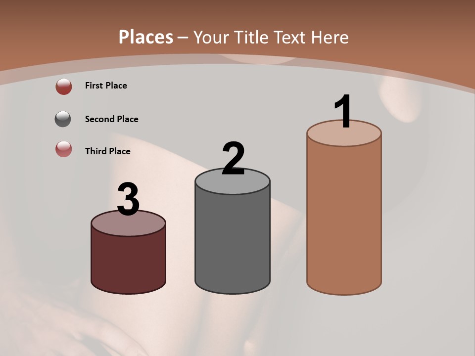 A Woman In A Sports Bra Top Is Posing For A Picture PowerPoint Template