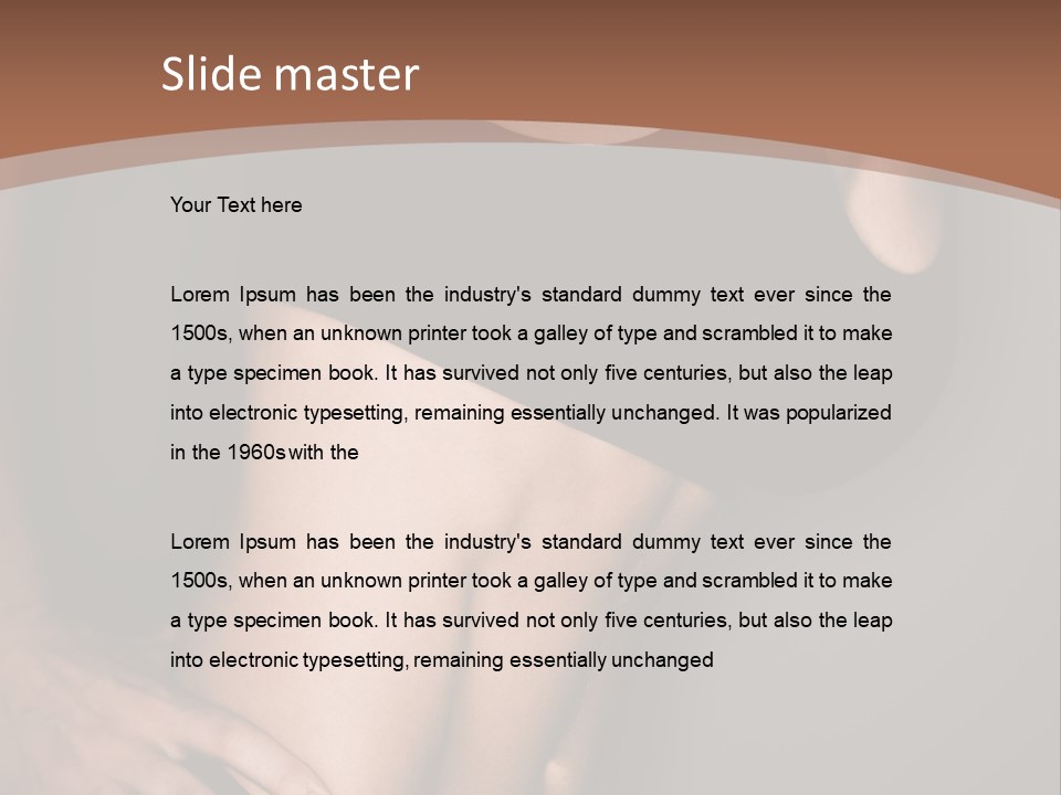 A Woman In A Sports Bra Top Is Posing For A Picture PowerPoint Template