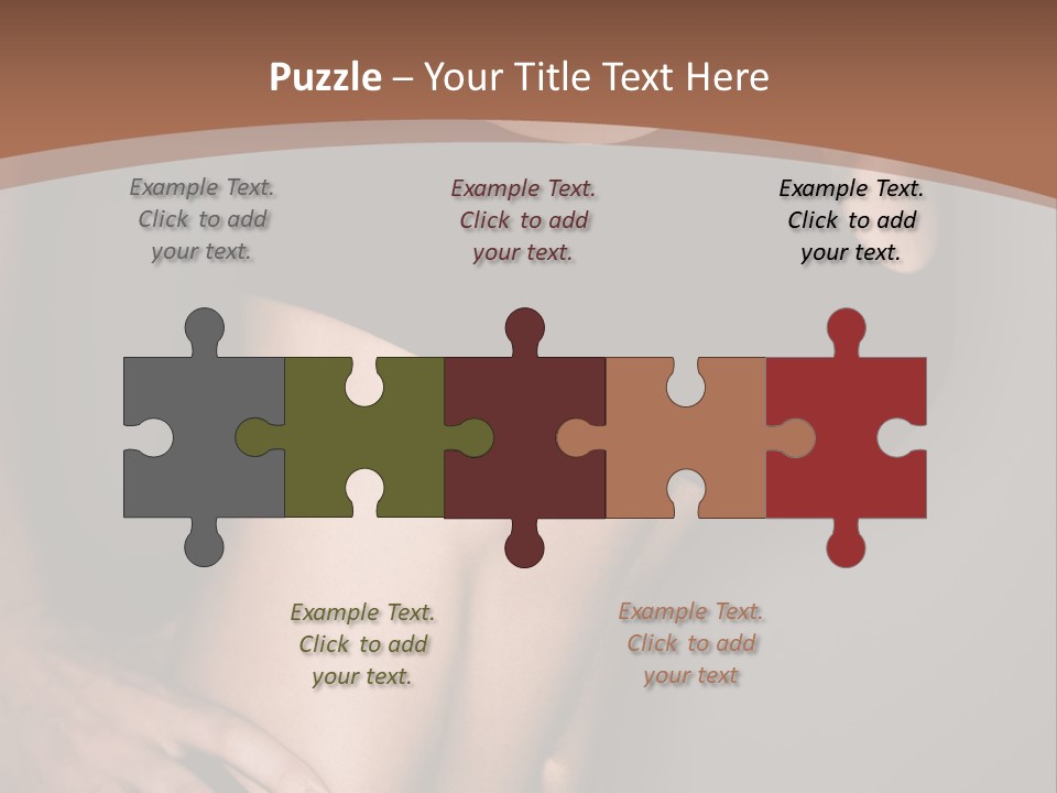 A Woman In A Sports Bra Top Is Posing For A Picture PowerPoint Template