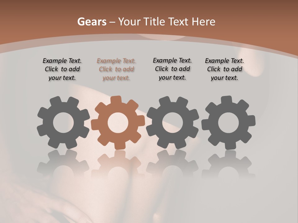 A Woman In A Sports Bra Top Is Posing For A Picture PowerPoint Template