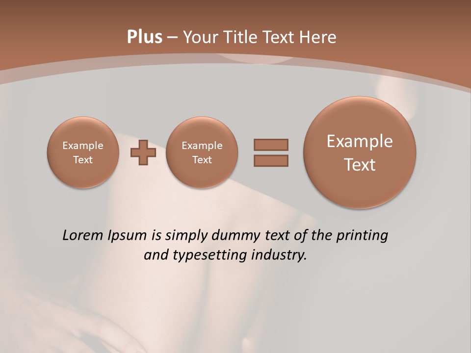 A Woman In A Sports Bra Top Is Posing For A Picture PowerPoint Template
