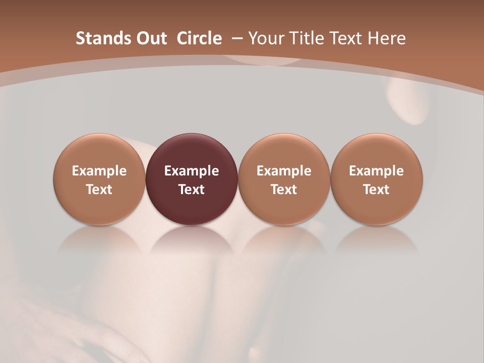 A Woman In A Sports Bra Top Is Posing For A Picture PowerPoint Template