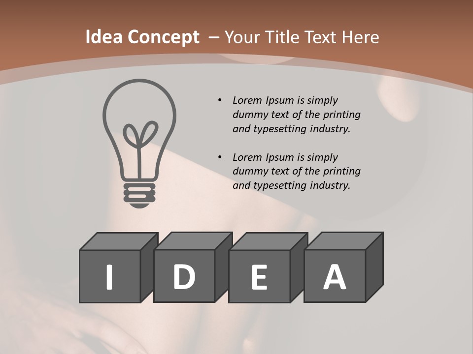 A Woman In A Sports Bra Top Is Posing For A Picture PowerPoint Template