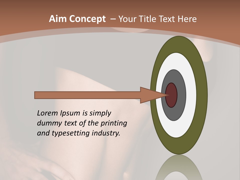 A Woman In A Sports Bra Top Is Posing For A Picture PowerPoint Template