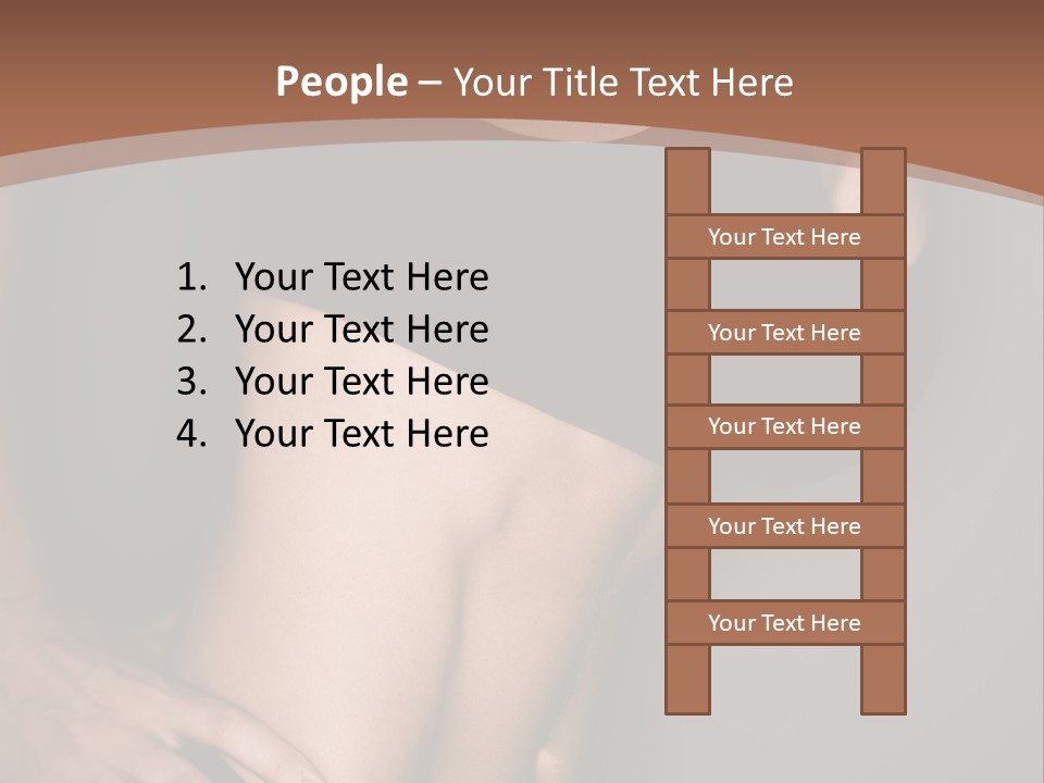 A Woman In A Sports Bra Top Is Posing For A Picture PowerPoint Template