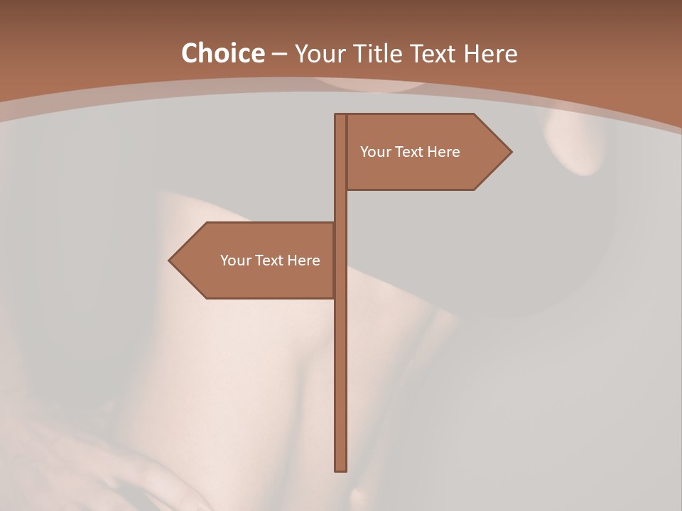 A Woman In A Sports Bra Top Is Posing For A Picture PowerPoint Template