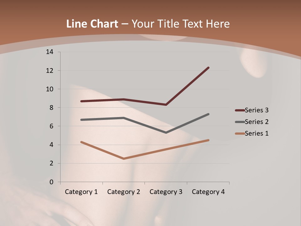 A Woman In A Sports Bra Top Is Posing For A Picture PowerPoint Template