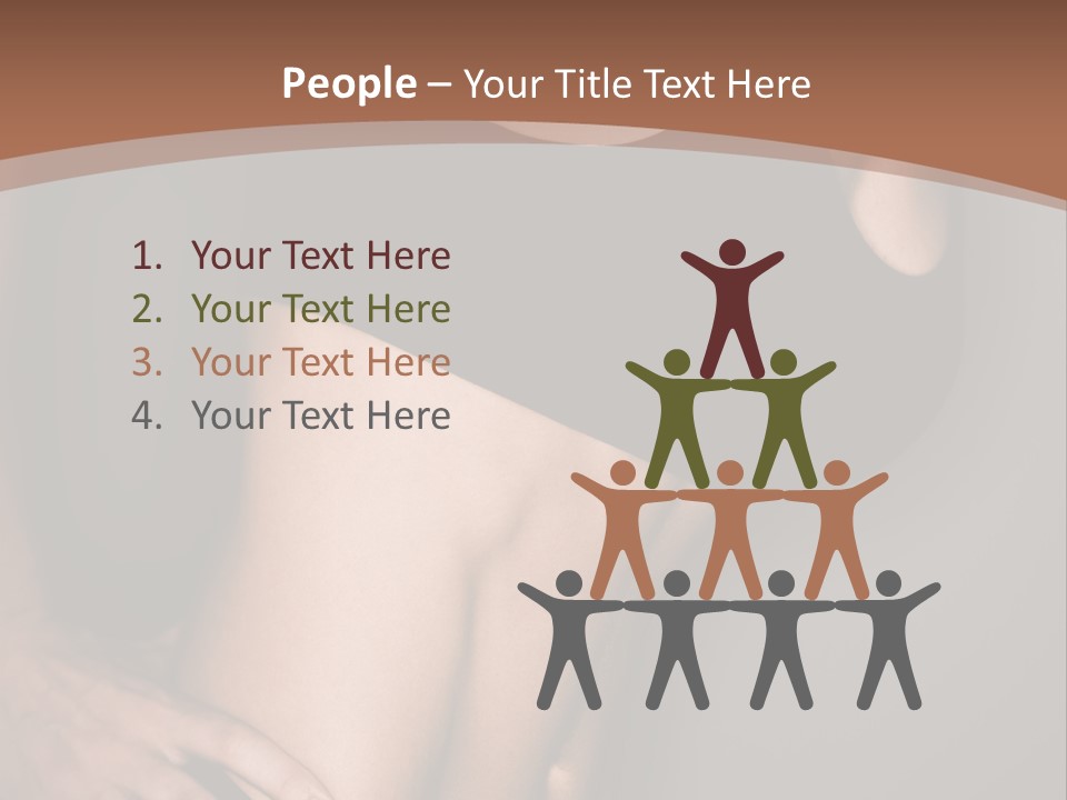 A Woman In A Sports Bra Top Is Posing For A Picture PowerPoint Template