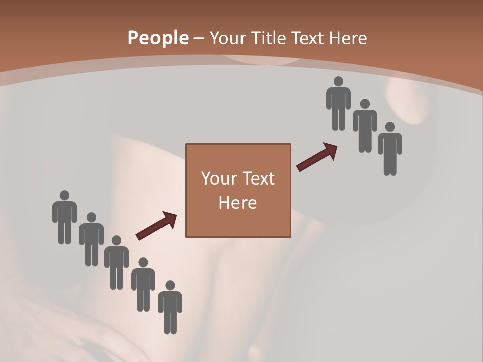 A Woman In A Sports Bra Top Is Posing For A Picture PowerPoint Template