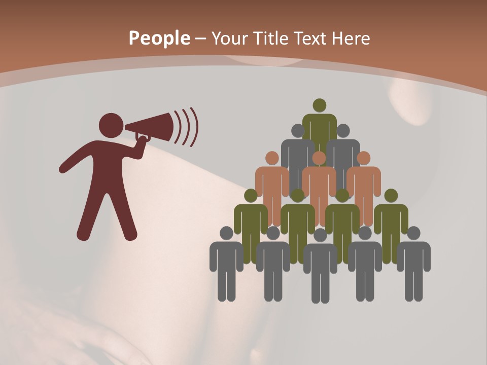 A Woman In A Sports Bra Top Is Posing For A Picture PowerPoint Template