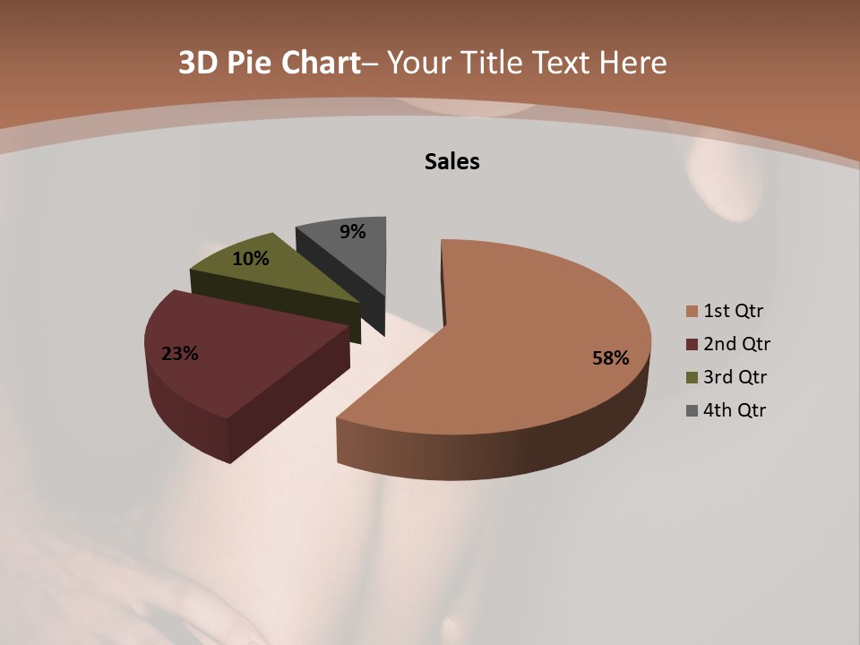 A Woman In A Sports Bra Top Is Posing For A Picture PowerPoint Template