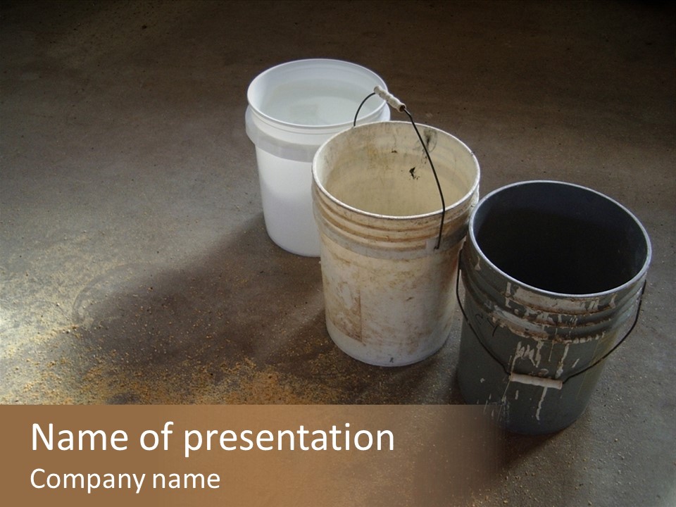 Buckets PowerPoint Template