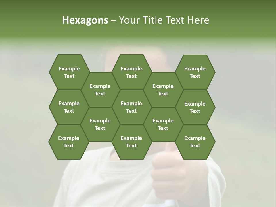 Young Boy Outside PowerPoint Template