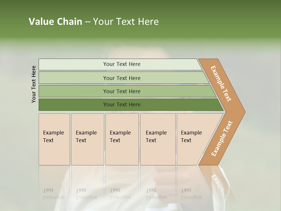 Young Boy Outside PowerPoint Template