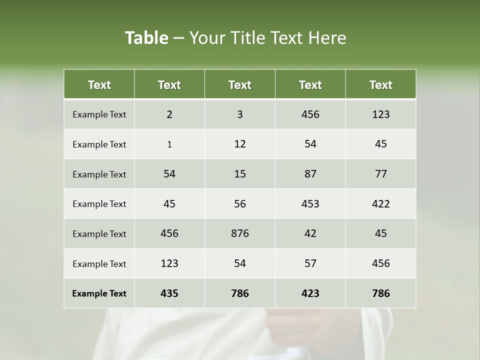 Young Boy Outside PowerPoint Template