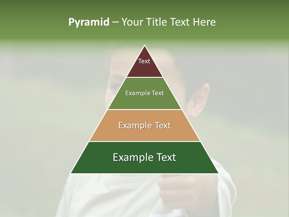 Young Boy Outside PowerPoint Template