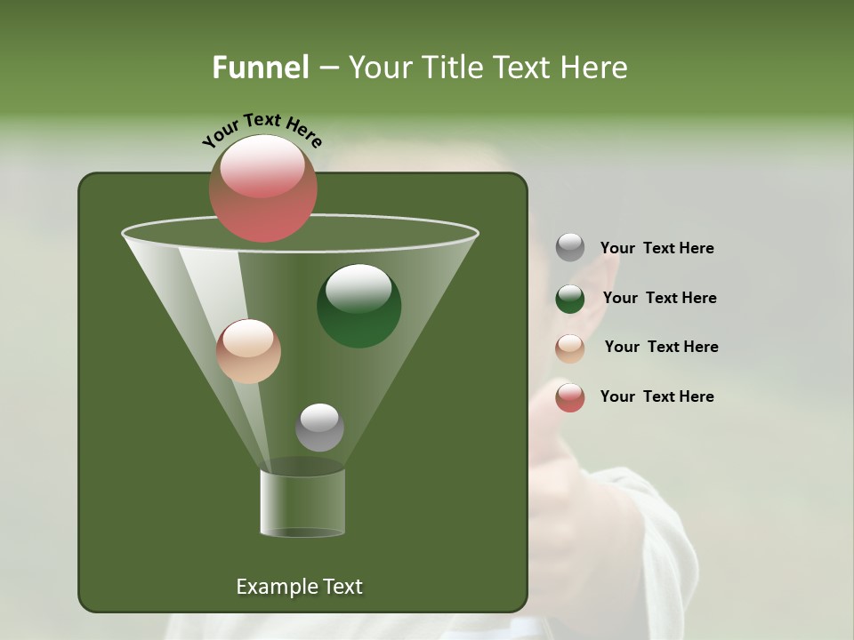 Young Boy Outside PowerPoint Template