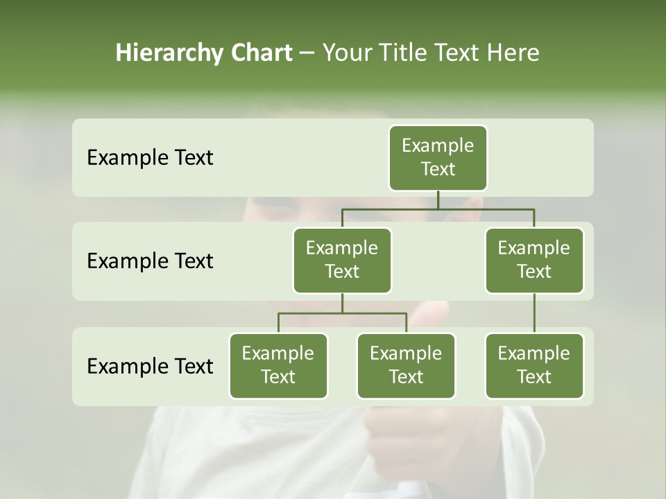 Young Boy Outside PowerPoint Template