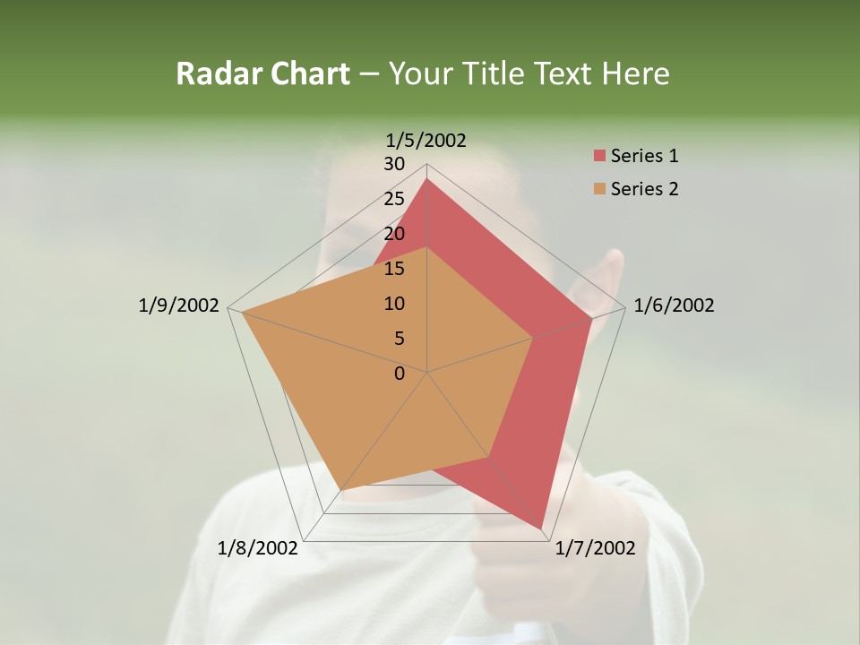 Young Boy Outside PowerPoint Template