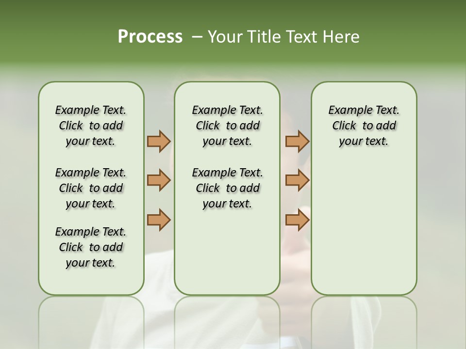 Young Boy Outside PowerPoint Template