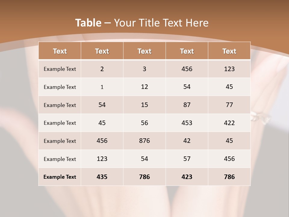 Portrait Of A Woman In Studio PowerPoint Template