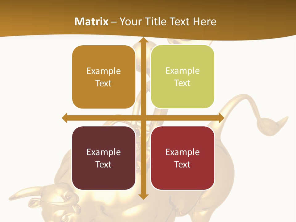 Bull Market Ride PowerPoint Template